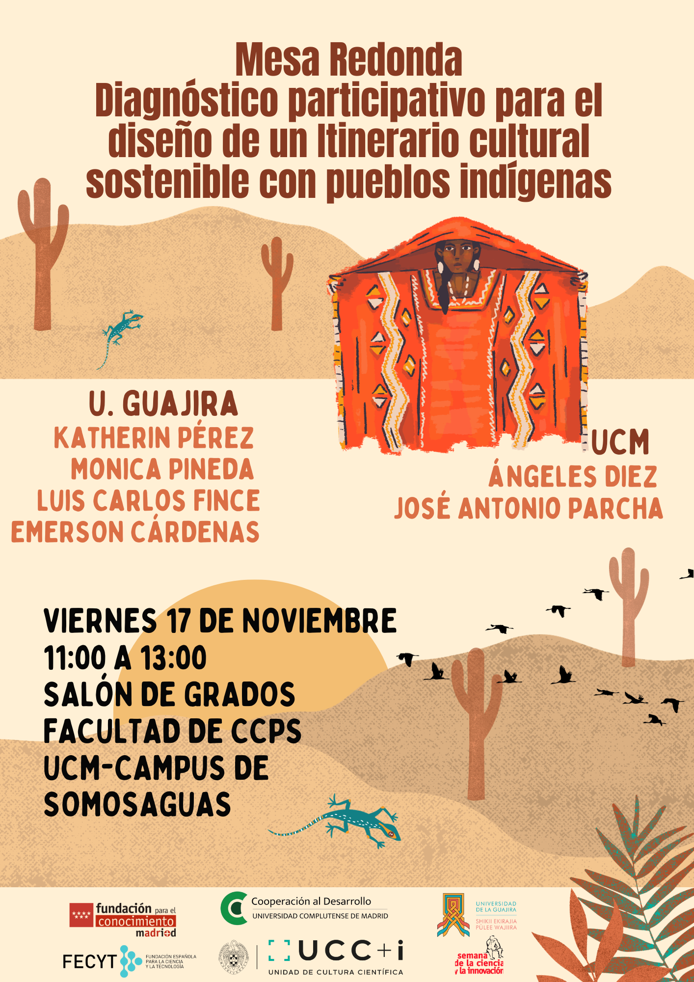 Mesa redonda:"Diagnóstico participativo para el diseño de un itinerario cultural sostenible con pueblos indígenas" - 1